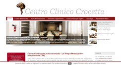 Desktop Screenshot of centroclinicocrocetta.it
