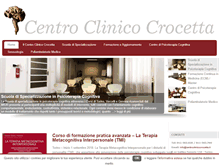Tablet Screenshot of centroclinicocrocetta.it